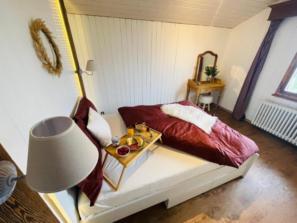 Chalet 4 Personnes Avec Sauna Лейсен Экстерьер фото