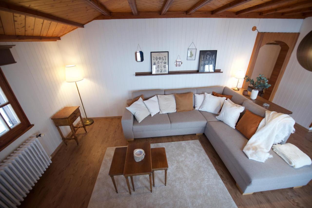 Chalet 4 Personnes Avec Sauna Лейсен Экстерьер фото