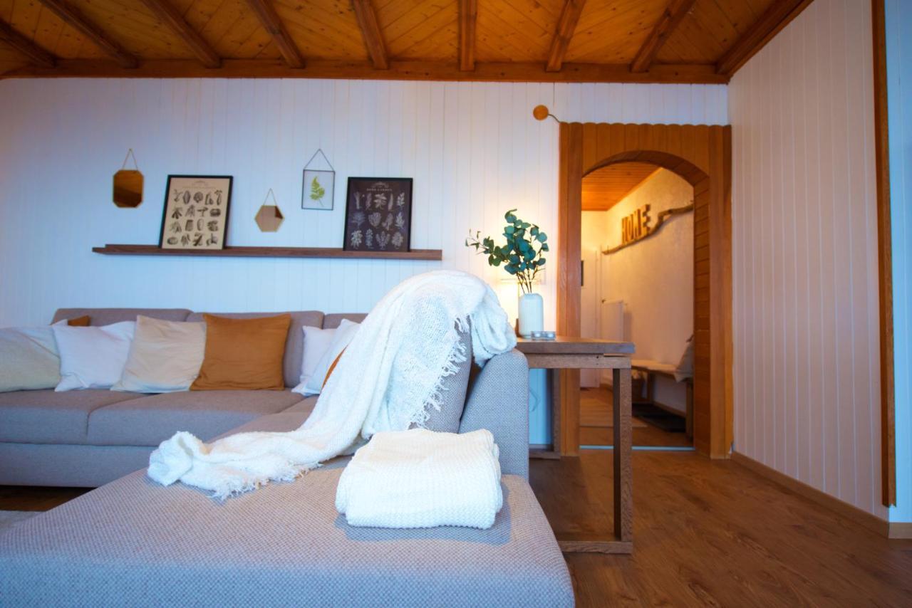 Chalet 4 Personnes Avec Sauna Лейсен Экстерьер фото