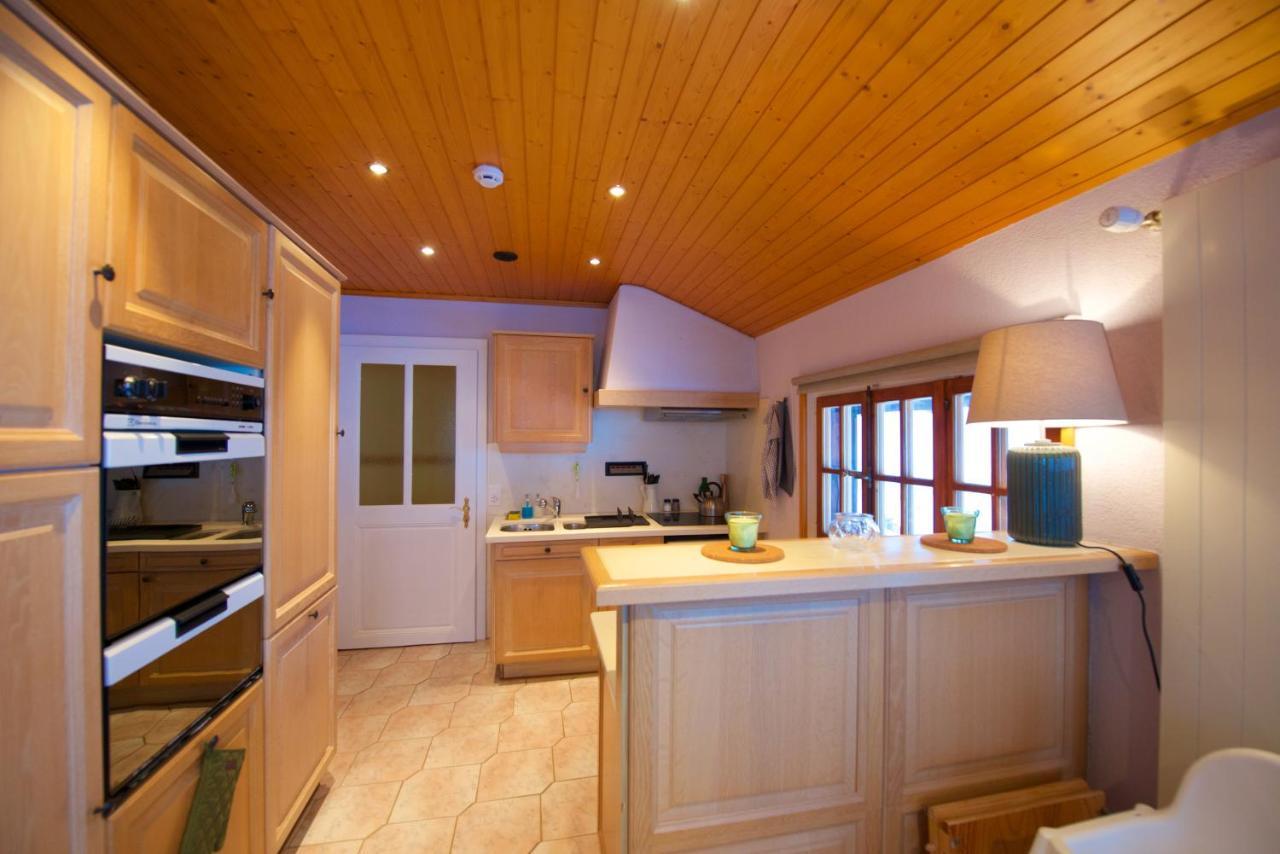 Chalet 4 Personnes Avec Sauna Лейсен Экстерьер фото