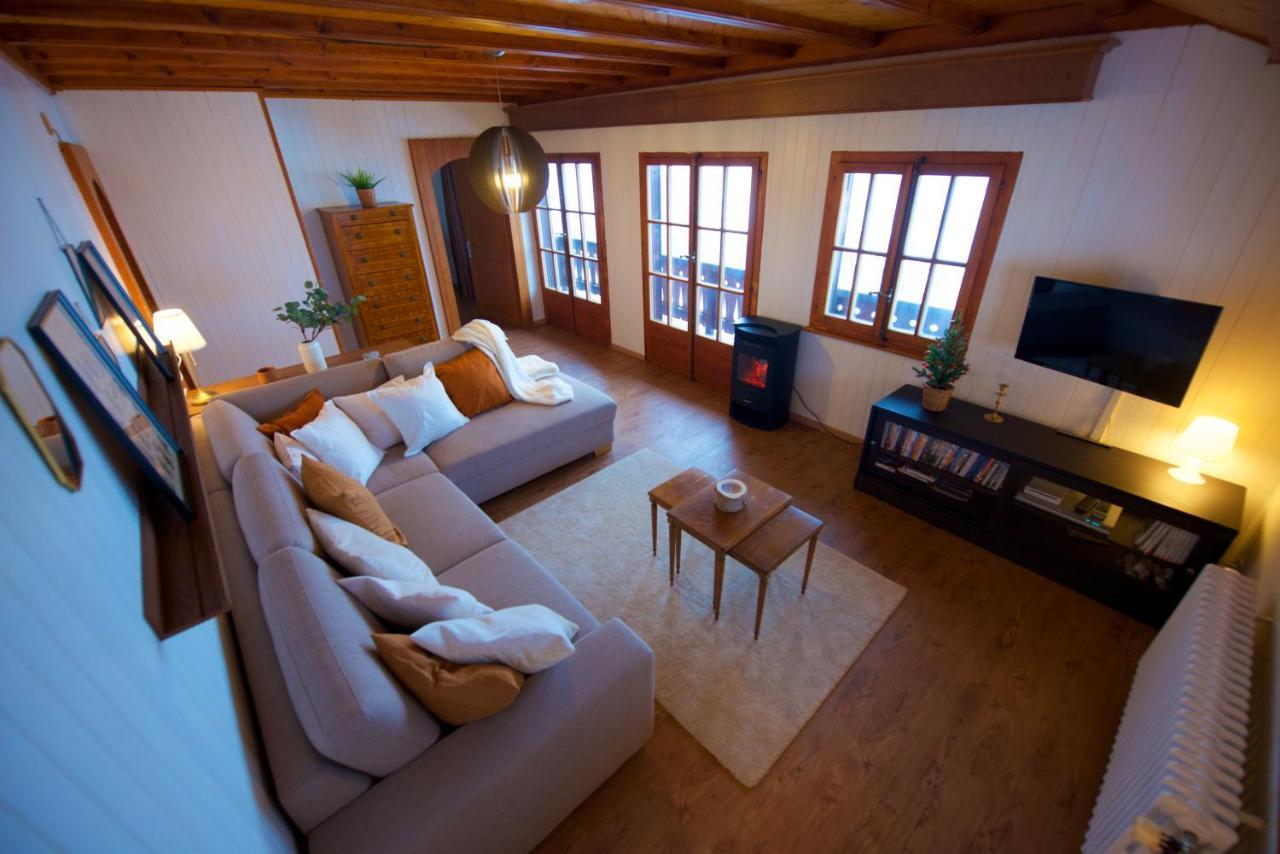 Chalet 4 Personnes Avec Sauna Лейсен Экстерьер фото